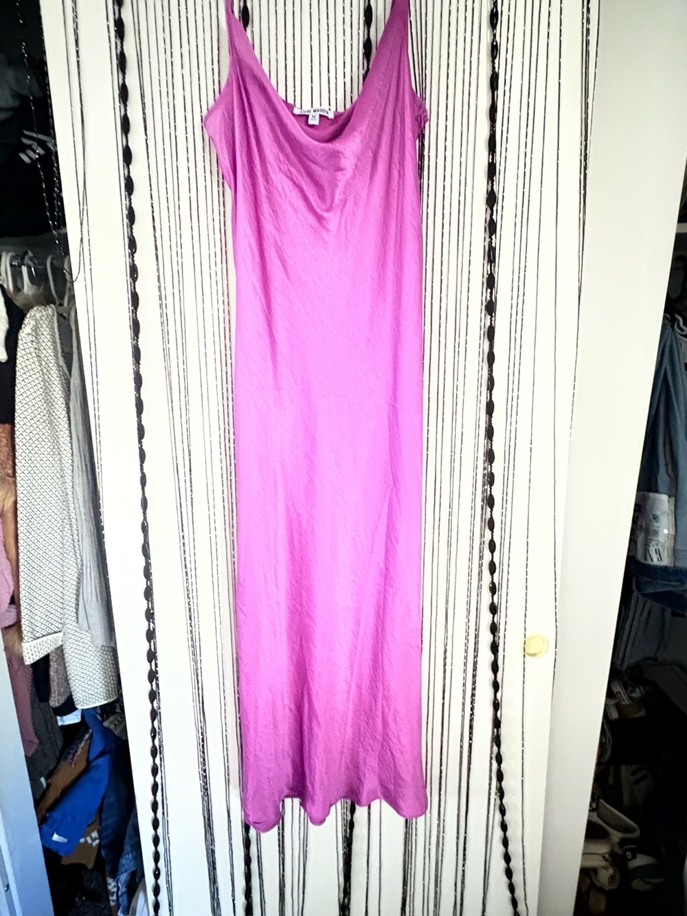Steve Madden Fuchsia Maxi Slip Dress